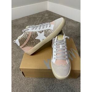 New Miim Daisy Glitter Star Sneakers‎ Size 6.5